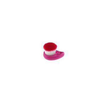Soft Red Cute Top Rated Facial Cleansing Brush For Sensitive Skin