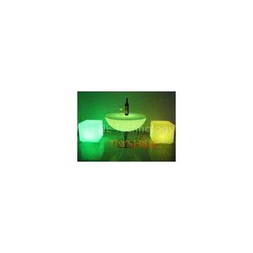 PE Material LED Glow Furniture / LED Outdoor Furniture For Dancing Party / Backyard