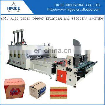 Corrugating carton printing die cutting machine packing machine for carton