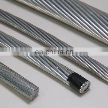 EHS galvanized steel wire ASTM 475 ClassA Ground Wire 4/0 3/8 inch Guy galvanized steel wire cable