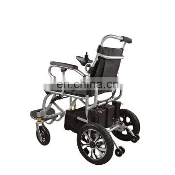 rehabilitation therapy supplies Aluminum Lightweight Folding cheapest electric wheelchair only 18kg