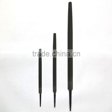 Three Square Saw Files of the taper triangular saw files that is cut on three sides