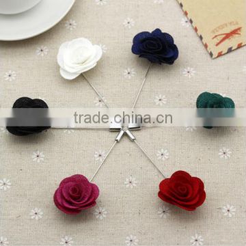 Colorful Lapel Flower Daisy Handmade Boutonniere Brooch Pin Men's Accessories