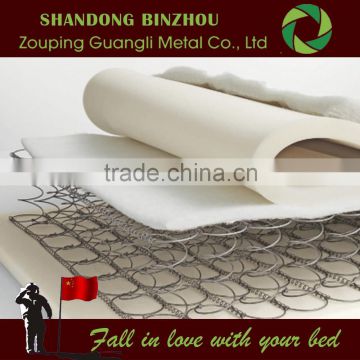 Compressing or vacuum packing thin coil spring for latex mattress
