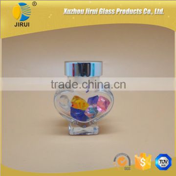 50ml clear small decorative glass bottles