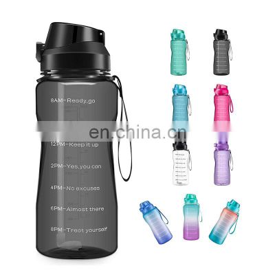 2021 popular high quality BPA free tritan 64oz protein large capacity plastic poly-clear fitness bottle