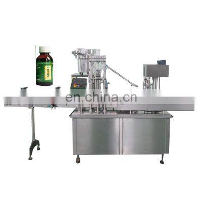 Fully Automatic Pharmaceutical Syrup Oral Liquid Filling Capping Labeling Machine