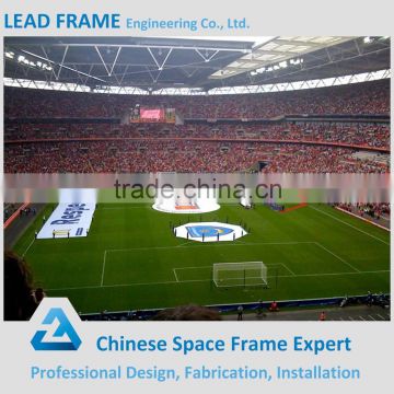 Hight quality and beautiful steel structure football stadium