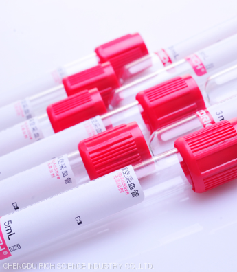No Additive Plain Tubes Evacuated Blood Collection  Sreum Tube, Test Tube for Blood Sample Colletion (CE)