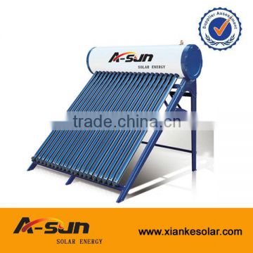 china non pressurized vacuum tube solar water heater