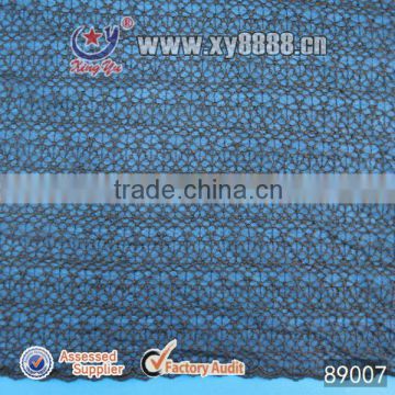 Chemical Poly Embroidery Diamond Net Lace