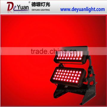 high power outdoor wash light 72x10w rgbw led wall washer