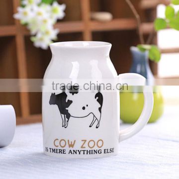 450ML 16oz Ceramic milk coffee mugs for breakfast and supper food grade stoneware porcelain                        
                                                Quality Choice
