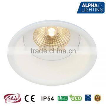 IP Rated Fixed Dimmable Anti-glare Deep 8W COB LED Downlight