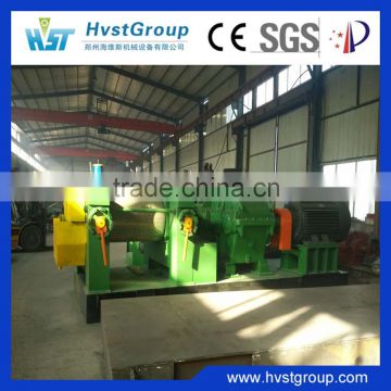 Two roll mill / waste tire milling machine/ used tire recycling machine