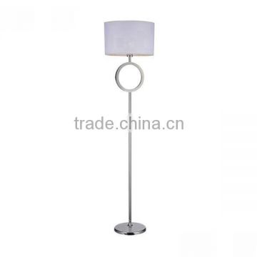 iron material fabric shade antique floor lamp for home hotel use