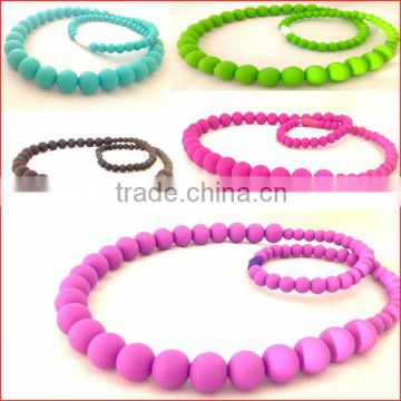 Alibaba China Supplier Hot Selling High Quality silicone teething necklace
