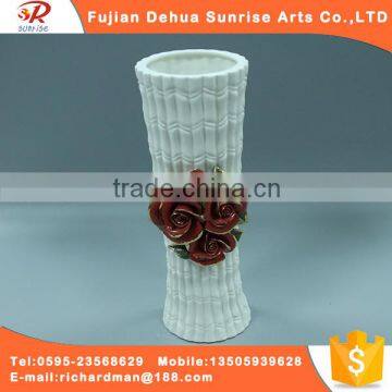 Wholesale decorative beautiful ceramic big size vases for sale