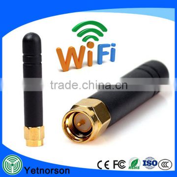 2400-2500mhz wifi antenna 2dBi gain with sma connector omni directional