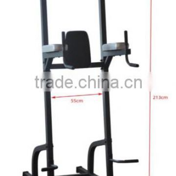 Power Tower Dip Stand Pull Up Station Chin Up Ab Gym Strength Training Fitness