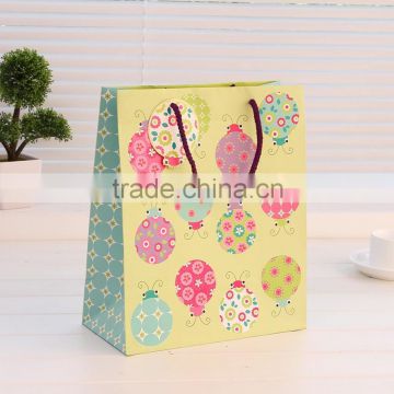 paper bag art bond Factory direct sale lovely fancy roller printing bond Paper gift bag