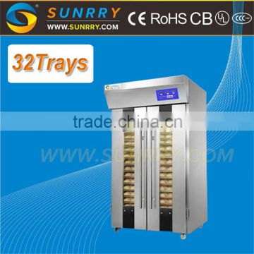Automatic digital double doors 32 trays french small bread making machine used stainless steel fermentation tanks for sale