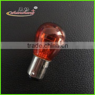 Auto miniature bulb 1141 S25 12V6W halogen light bulb Amber Color