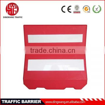 Blow molding protable water fill road barriers