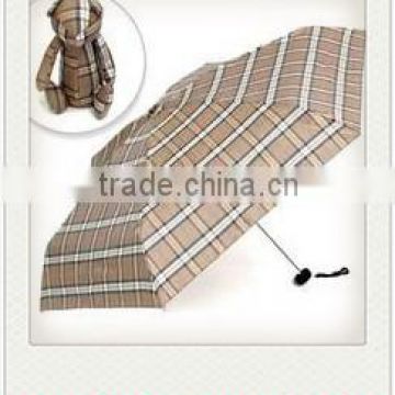 Honsen chinese Windproof 3 Fold Map Umbrella