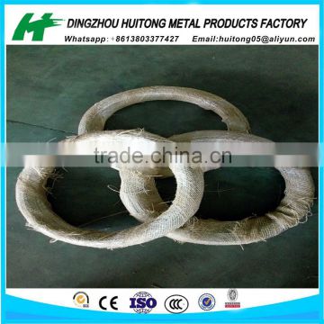 BWG8 Electro & Hot Dipped Galvanized Iron Wire in dingzhou Factory