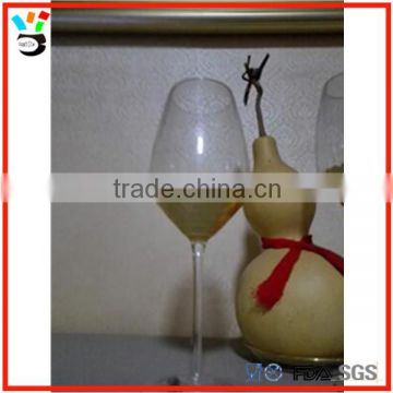 Hand Blown Luxury Style High Stem Gold Foil Wine Glass Cup