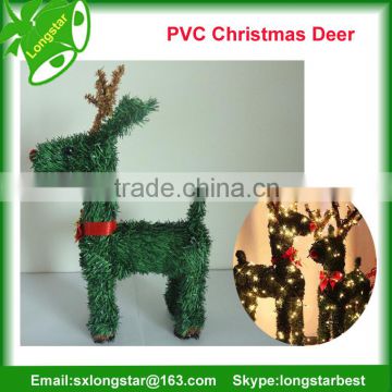 Cheap PVC Plastic Christmas Outdoor Decorative Deer
