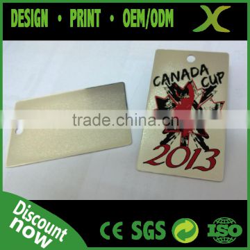 304 Stainless Steel cheap metal card/ metal golded card/ metal name card