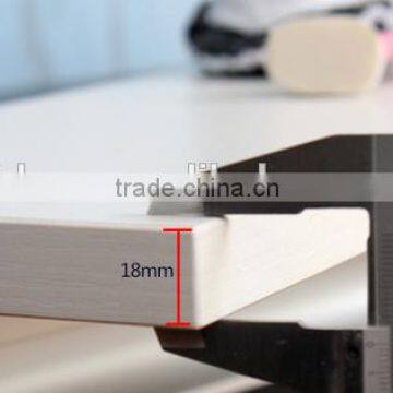 18mm wood grain melamine particle board wooden modern simple library bookshelf