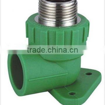 ppr fittings male elbow with plate