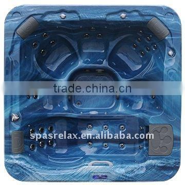 pop-up TV spa tub combin with air and water massage