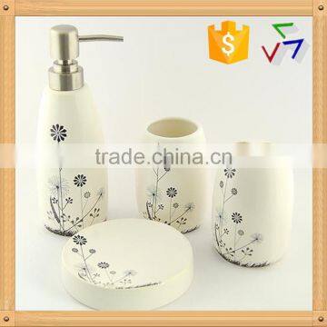 fresh style ceramic sanitary ware bathroom set