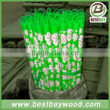 Factory price pvc coated long handle cleaning brush