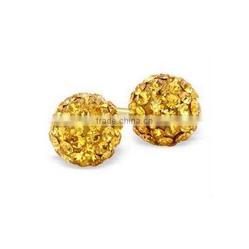 Disco ball stud earrings Diamante Intricate Mini Ball