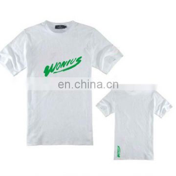RPET new white comfortable/popular advertising/promotional T shirt