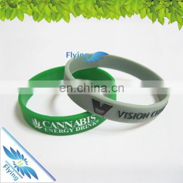 high quality cheap custom silicone bracelet sport silicone rubber wristband