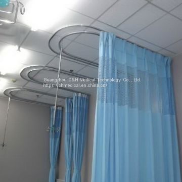 Ceiling Mount Clinic Doctor Room Bed Round Cubicle Curtains