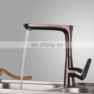 ORB  finish beautiful copper deck mounted flexible single handle health faucet brass kitchen faucet