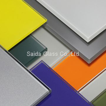 Customise Flat Glass Euro Gray Tinted Glass and Back Painted Glass for Decoration