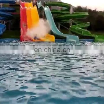 Water Park Spray Rainbow Wave Slide Used Fiberglass Water Slide For Sale
