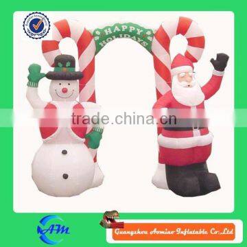 christmas inflatable decoration arch inflatable santa claus inflatable snowman arch