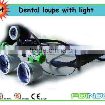 led light with dental loupe