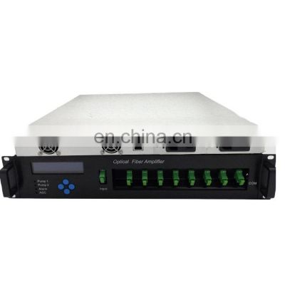 Warranty 3 years high quality edfa catv 8 output ports edfa high power cable TV  1550nm optical amplifier price