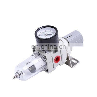 AW2000-02 AW3000-02 New Type AW Series FRL Units Pneumatic Filter Regulator Combination With Press Gauge
