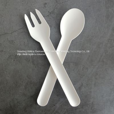 Completely Biodegradable Tableware Paper Pulp Fiber Natural Disposable Cutlery Spoon